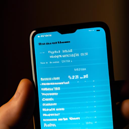 A close-up shot of a person using AT&T's data usage tracking feature on their smartphone, showing efficient data management.